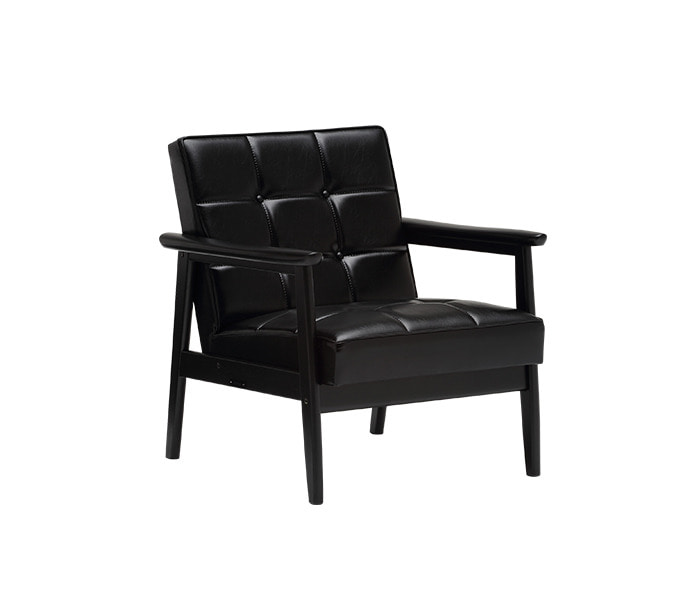 가리모쿠60 케이체어 K-chair 1P black black / MATT BLACK