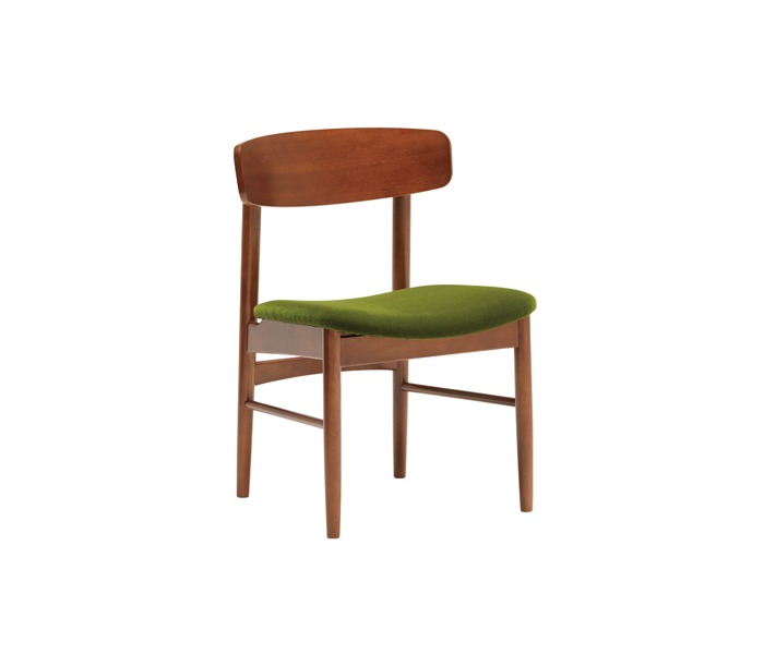 가리모쿠60 티체어 T chair moqette green / walnut